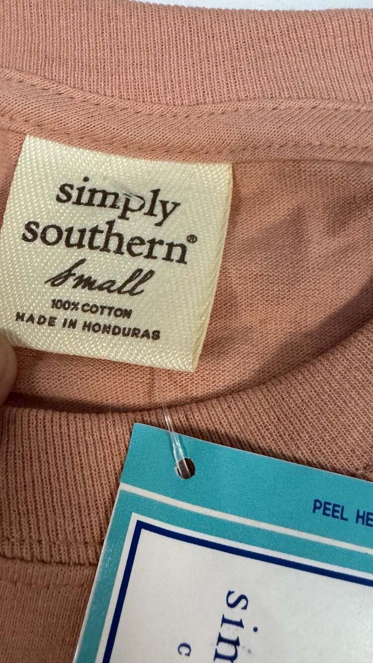 Simply Southern fall Pumpkin Patch Truck Size Small Long Sleeve - Picture 5 of 5